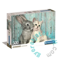 Clementoni 500 db-os puzzle - High Quality Collection - Cica és nyuszi (35539)