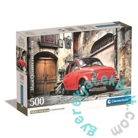 Clementoni 500 db-os puzzle  COMPACT puzzle - High Quality Collection - Fiat 500 (35537)