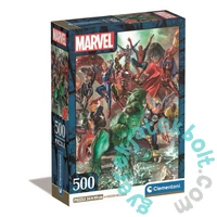 Clementoni 500 db-os puzzle - Marvel hősök harcra készen (35546)