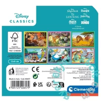 Clementoni 6 db-os mesekocka - Disney Classic (40657)