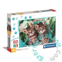Clementoni 60 db-os Szuper Színes puzzle - Aranyos kiscicák (26599)