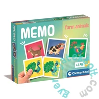 Clementoni - Állatok a farm körül memóriajáték (18316)
