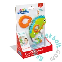 Clementoni Baby - Interaktív csörgő hanggal - Kaméleon (17363)