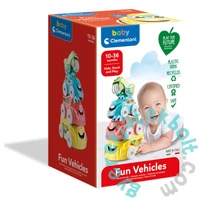 Clementoni Baby - Play for future - Jármű rakosgató készségfejlesztő játék - 4 db-os (17111)