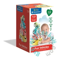 Clementoni Baby - Play for future - Jármű rakosgató készségfejlesztő játék - 4 db-os (17726)