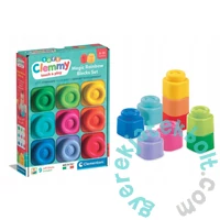Clementoni - Clemmy - 10 db puha építőkocka Rainbow (17604)