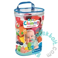 Clemmy Baby Puha kockák 20 db-os építőcsomag (17877)