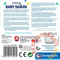 Clemmy Baby Puha kockák - Baby Shark mini tároló 