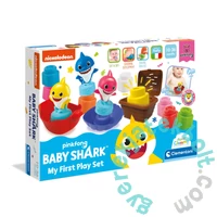 Clemmy Baby Shark puha építőkockák 14 db - Első játékszettem (17426)