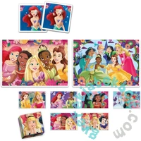 Clementoni - Edukit 4 az 1-ben játékgyűjtemény - Disney hercegnők (18297)