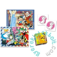 Clementoni - Edukit 4 az 1-ben játékgyűjtemény - Disney Klasszikus karakterek (18290)