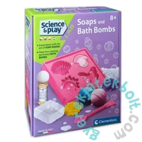 Clementoni - Science &amp; Play - Lab - Szappan és fürdőbomba készítő készlet (50933)