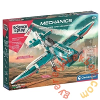 Clementoni - Science &amp; Play - Mehanics - Repülős 10 az 1-ben játékszett (50811)