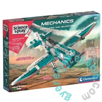 Clementoni - Science &amp; Play - Mehanics - Repülős 10 az 1-ben játékszett (50811)