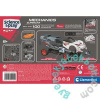 Clementoni - Tudomány és játék - Mechanikus Műhely - Versenyautó (50192)