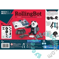 Clementoni - Tudomány és játék - RollingBot - Bukfencező robotpanda (50191)