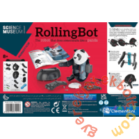Clementoni - Tudomány és játék - RollingBot - Bukfencező robotpanda (50191)