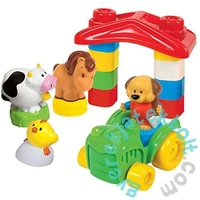 Clemmy Baby Happy Farm 14 db-os puha építőkockák (17101)