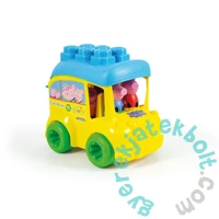 Clementoni - Clemmy Peppa malac iskolabusz tároló puha építőkockákkal