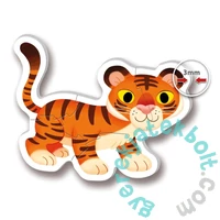 Clementoni 4 az 1-ben Bébi sziluett puzzle (2,3,4,5 db-os) - Vadállatok (20810)