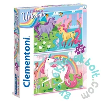 Clementoni 2 x 20 db-os puzzle - Vidám unikornisok (24754)