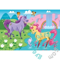 Clementoni 2 x 20 db-os puzzle - Vidám unikornisok (24754)
