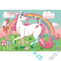 Clementoni 2 x 20 db-os puzzle - Vidám unikornisok (24754)