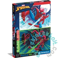 Clementoni 104 db-os puzzle - Marvel - Pókember - Fluoreszkáló (27555)