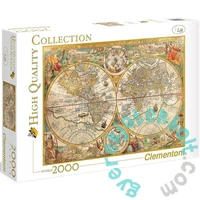 Clementoni 2000 db-os puzzle - Antik térkép (32557)
