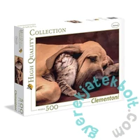 Clementoni 500 db-os puzzle - Kutya és cica (35020)