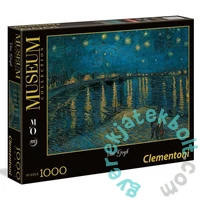 Clementoni 1000 db-os puzzle Museum Collection - Van Gogh - Csillagos éj a Rhone fölött (39344)