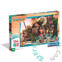 Clementoni 104 db-os Szuper Színes puzzle - Disney - Vaiana (25786)