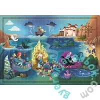 Clementoni 1000 db-os puzzle - Disney Kis Hableány Történet Térkép (39664)