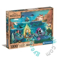 Clementoni 1000 db-os puzzle - Disney Kis Hableány Történet Térkép (39664)