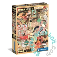 Clementoni 1000 db-os COMPACT puzzle - More is More - Books and Writting (37074)
