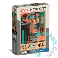 Clementoni 1000 db-os puzzle - Style In The City - New York (37116)