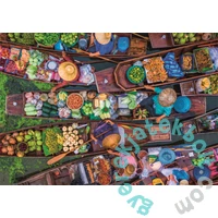 Clementoni 1000 db-os Compact puzzle - High Quality Collection - Thai Floating market (39932)