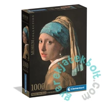 Clementoni 1000 db-os puzzle - Museum Collection - Girl W, Pearl Earring (39967)
