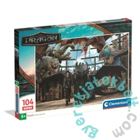 Clementoni 104 db-os puzzle - Így neveld a sárkányodat (25080)