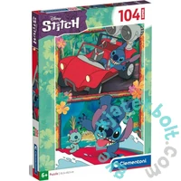 Clementoni 104 db-os Szuper Színes puzzle - Stitch (27571)