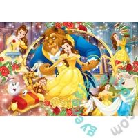 Clementoni 104 db-os Szuper Színes Maxi puzzle - Disney Princess - Szépség és a szörnyeteg (23745)