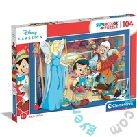 Clementoni 104 db-os Szuper Színes puzzle - Disney - Pinokkió (25749)