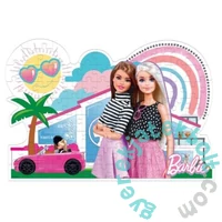 Clementoni 104 db-os Szuper színes SHAPED puzzle - Barbie nyaralója (27163)
