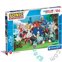 Clementoni 104 db-os Szuper Színes  puzzle - Sonic (27159)