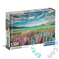 Clementoni 1500 db-os puzzle - High Quality Collection - Lupins at lake Tekapo (31731)