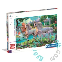 Clementoni 180 db-os  Szuper színes puzzle - Unikornis a vízesésnél (29794)