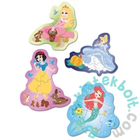 Clementoni 4 az 1-ben Első puzzle (2,3,4,5 db-os) - Play for future - Disney Princess (20825)