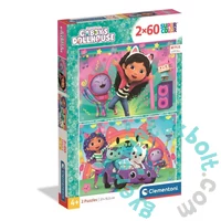 Clementoni 2 x 60 db-os Szuper Színes puzzle - Gabi babaháza (24819)