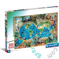 Clementoni 300 db-os puzzle- A csodálatos állatvilág (21723)