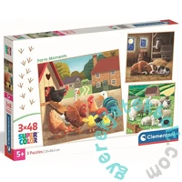 Clementoni 3 x 48 db-os puzzle - Noli Farm Pillanatok (25791)